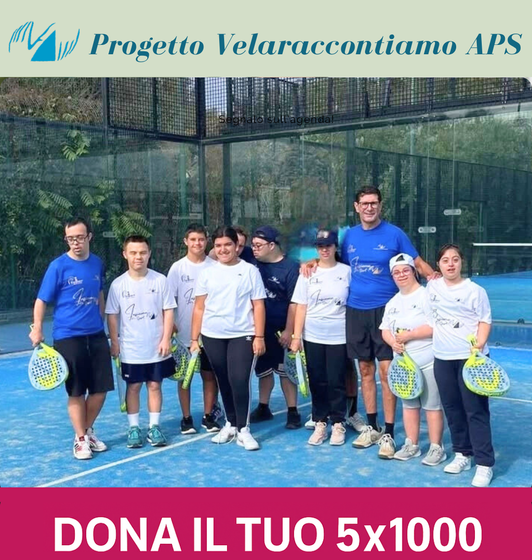 Progetto Velaraccontiamo APS 5X1000 Progetto Velaraccontiamo APS 5x1000
